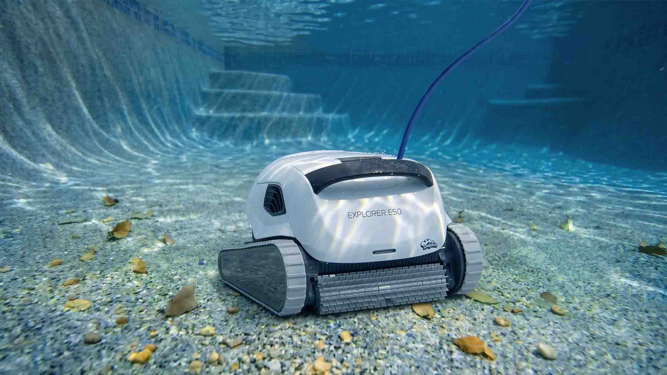 Open Box Dolphin Explorer E50 Robotic Pool Cleaner
