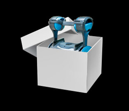 Dolphin robotic pool cleaner in its original box