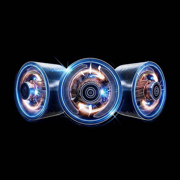 Dolphin Sigma Triple High RPM DC Motors