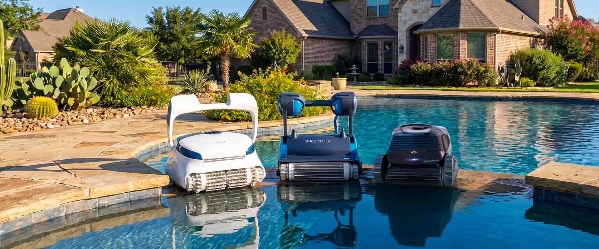 The Dolphin ProLine: Sigma, Premier and Quantum poolside